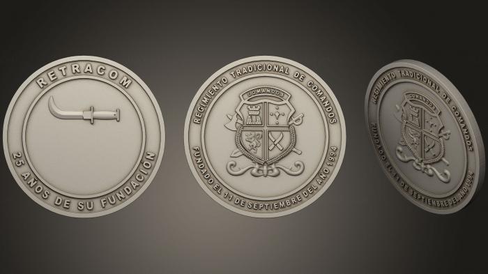 Coins (MN_0081) 3D model for CNC machine